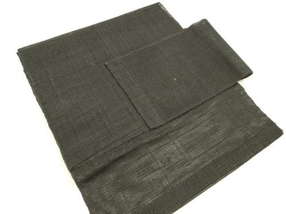 平和屋着物＊夏物 つけ帯 抽象文様 黒地 正絹 逸品 DABA0091cm