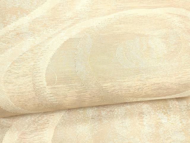 平和屋着物＊夏物 六通柄袋帯 流水文 銀糸 正絹 逸品 DABA0094cm