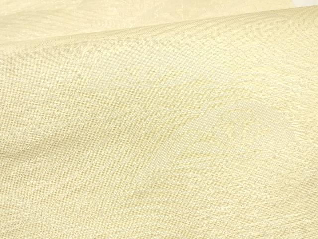 平和屋着物＊夏物 六通柄袋帯 流水片輪車文 銀糸 正絹 逸品 DABA0095cm