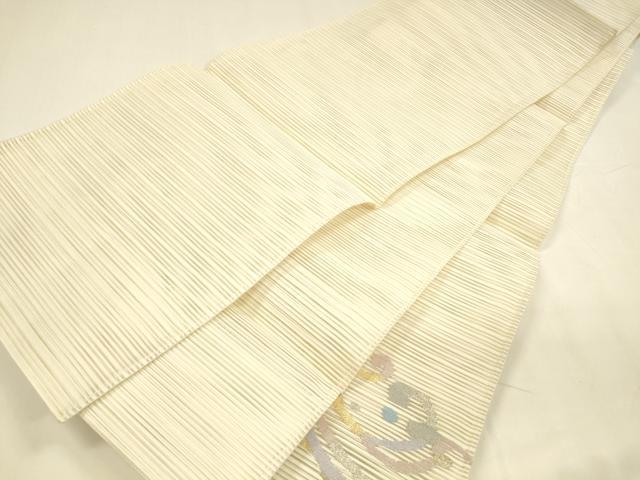平和屋着物＊夏物 絽綴れ 太鼓柄袋帯 流水文 金銀糸 正絹 逸品 DABA0101cm