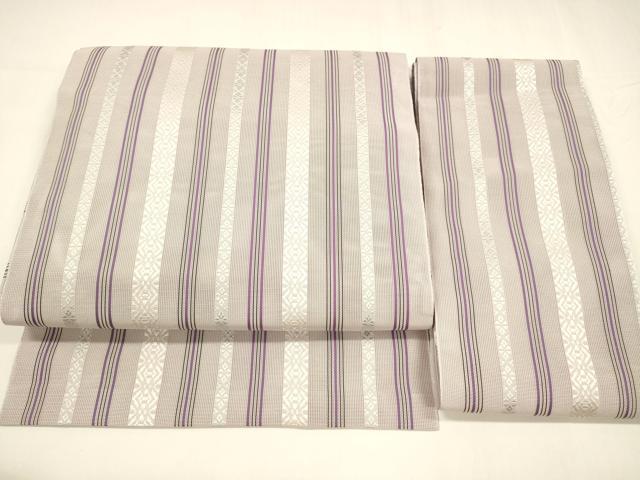 平和屋着物＊夏物 本場筑前博多織 つけ帯 紗献上 正絹 逸品 DABA0105cm