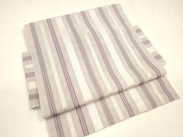 平和屋着物＊夏物 本場筑前博多織 つけ帯 紗献上 正絹 逸品 DABA0105cm