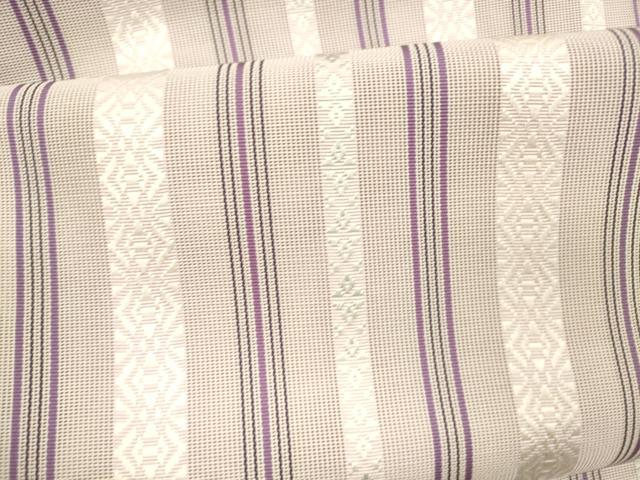 平和屋着物＊夏物 本場筑前博多織 つけ帯 紗献上 正絹 逸品 DABA0105cm