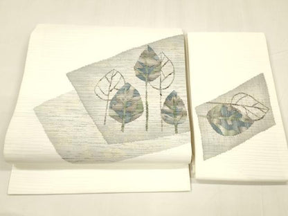 平和屋着物＊夏物 つけ帯 枝葉文 DABA0108cm
