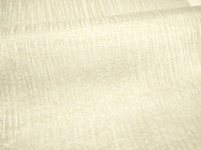 平和屋着物▽スリーシーズン　春夏秋　全通柄袋帯　櫛織　霞文　銀糸　正絹　逸品　DABA0109cm