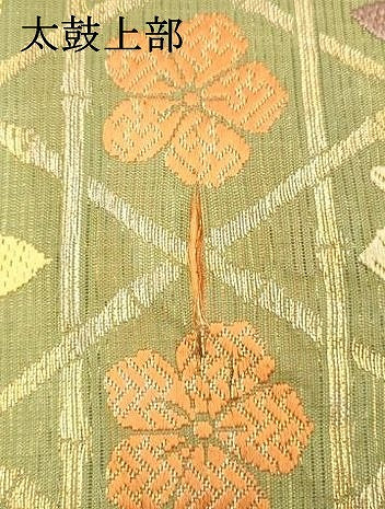 平和屋着物＊夏物 全通柄九寸名古屋帯 唐織 草花文 金糸 正絹 逸品 DABA0119cm