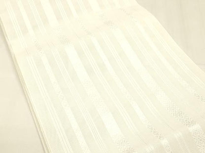 平和屋着物＊夏物 博多織 八寸名古屋帯 献上 DABA0121cm