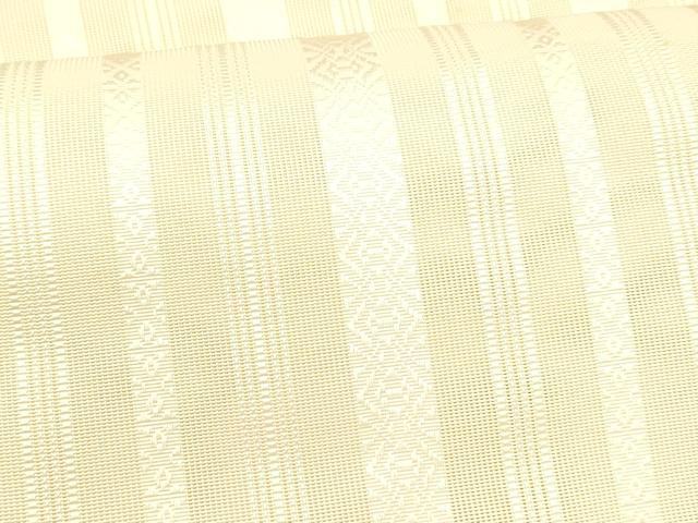 平和屋着物＊夏物 本場筑前博多織 八寸名古屋帯 紗献上 肌色 正絹 逸品 DABA0127cm