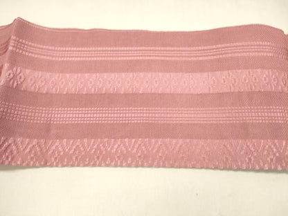 平和屋着物＊夏物 博多織 八寸名古屋帯 献上 長春色 DABA0135cm