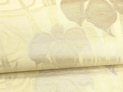 平和屋着物＊夏物 六通柄 京袋帯 流水杜若 金銀糸 DABA0136cm