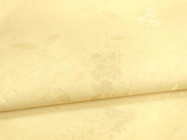 平和屋着物＊夏物 九寸名古屋帯 草花文 金糸 正絹 逸品 DABA0137cm