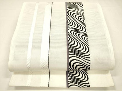 平和屋着物＊夏物 全通柄 京袋帯 流水間道 DABA0142cm