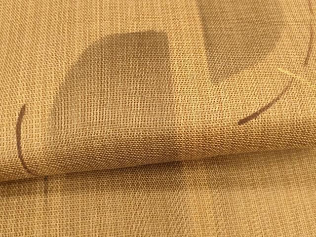 平和屋着物＊夏物 太鼓柄袋帯 手描き 抽象文様 金彩 正絹 逸品 DABA0153cm