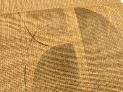 平和屋着物＊夏物 太鼓柄袋帯 手描き 抽象文様 金彩 正絹 逸品 DABA0153cm