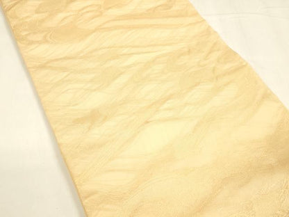 平和屋着物＊夏物 六通柄 本袋帯 流水千鳥文 金糸 正絹 逸品 DABA0158cm