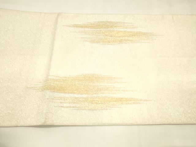 平和屋着物●綴れ 太鼓柄袋帯 遠山文 金銀糸 正絹 逸品 DABA0177cm