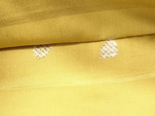 平和屋着物●西陣　六通柄　本袋帯　飛鳥草葉文　金糸　引箔　正絹　逸品　DABA0198cm