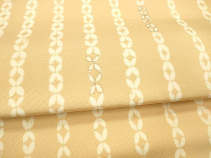 平和屋着物●塩瀬　つけ帯　七宝文　金彩　正絹　逸品　DABA0211cm