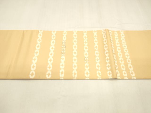 平和屋着物●塩瀬　つけ帯　七宝文　金彩　正絹　逸品　DABA0211cm