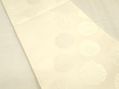 平和屋着物＊夏物　六通柄袋帯　唐織　舞花文　正絹　逸品　DABA0231cm