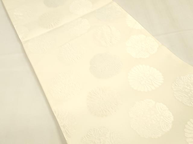 平和屋着物＊夏物　六通柄袋帯　唐織　舞花文　正絹　逸品　DABA0231cm