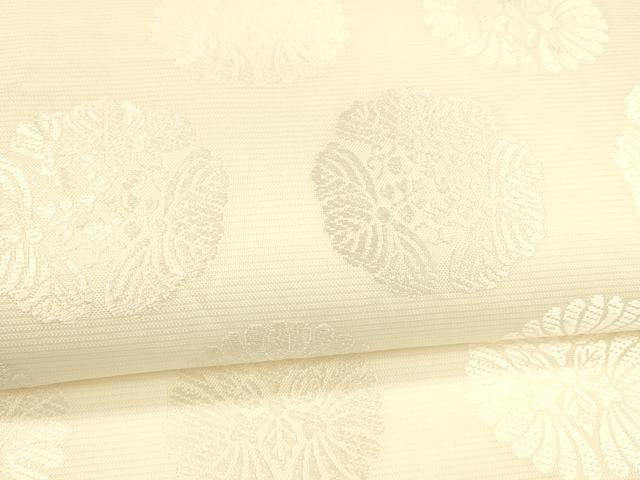 平和屋着物＊夏物　六通柄袋帯　唐織　舞花文　正絹　逸品　DABA0231cm
