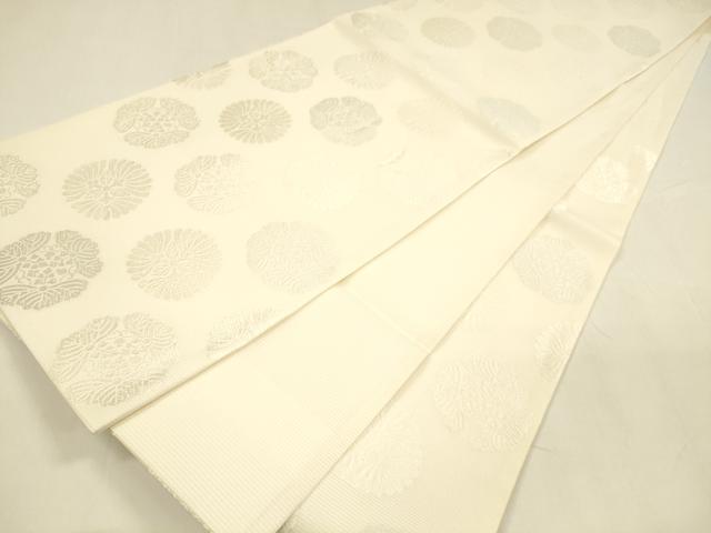 平和屋着物＊夏物　六通柄袋帯　唐織　舞花文　正絹　逸品　DABA0231cm