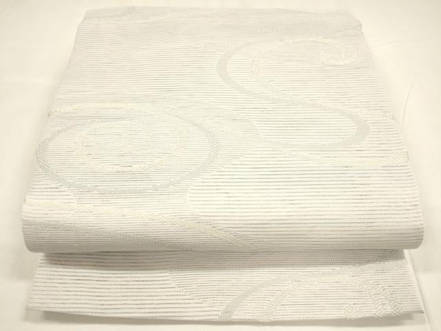 平和屋着物＊夏物 六通柄 京袋帯 流水文 銀糸 DABA0233cm