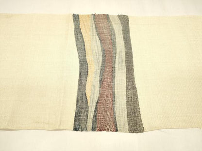 平和屋着物＊夏物 八寸名古屋帯 抽象文様 正絹 逸品 DABA0237cm