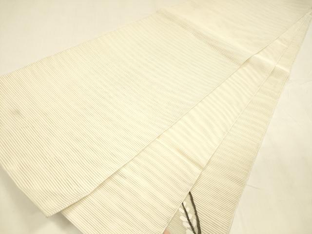 平和屋着物＊夏物 絽綴れ 太鼓柄袋帯 枝花文 正絹 逸品 DABA0242cm