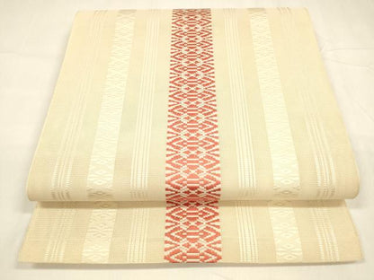 平和屋着物＊夏物 本場筑前博多織 八寸名古屋帯 紗献上 正絹 逸品 DABA0253cm