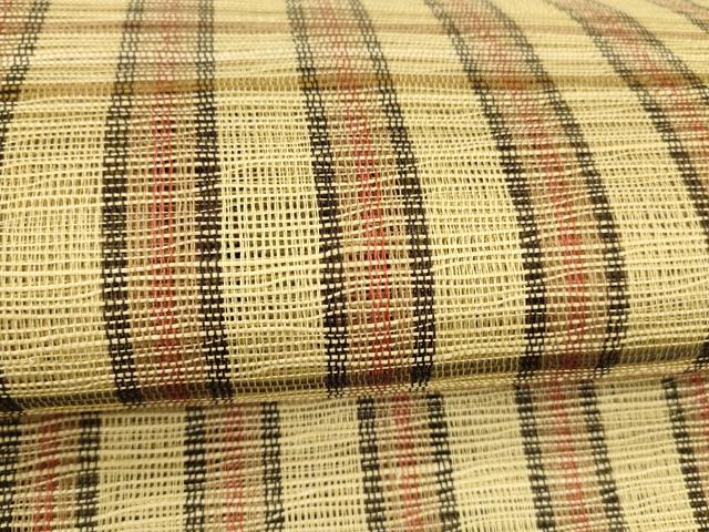平和屋着物＊夏物 八寸名古屋帯 間道 正絹 逸品 DABA0257cm