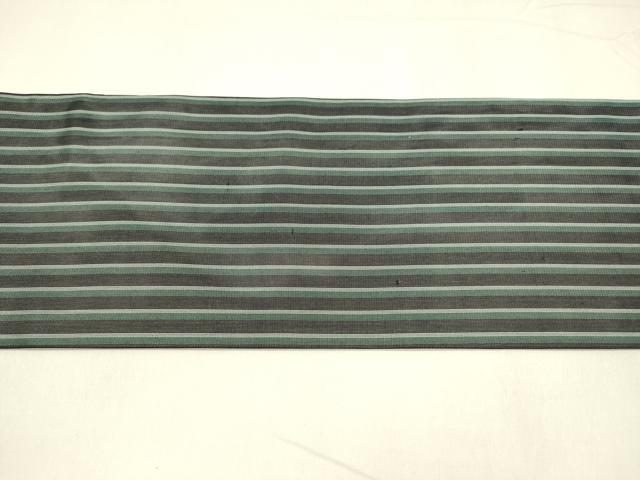 平和屋着物＊夏物 全通柄九寸名古屋帯 間道 正絹 逸品 DABA0261cm