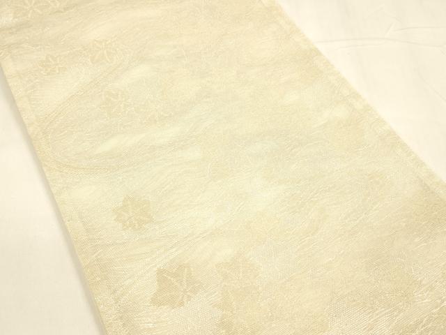 平和屋着物＊夏物 六通柄袋帯 竜田川 金銀糸 正絹 逸品 DABA0268cm