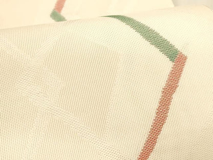 平和屋着物＊夏物 八寸名古屋帯 抽象文様 金糸 DABA0269cm