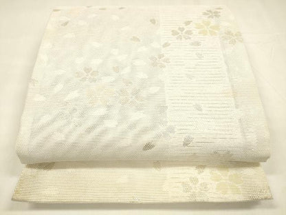 平和屋着物＊夏物 六通柄 京袋帯 舞桜文 銀糸 DABA0272cm