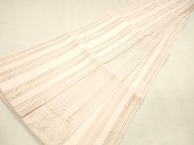 平和屋着物＊夏物 博多織 半幅帯 献上 虹色 DABA0277cm