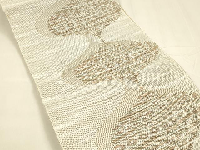 平和屋着物＊夏物 八寸名古屋帯 抽象文様 DABA0279cm