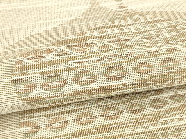 平和屋着物＊夏物 八寸名古屋帯 抽象文様 DABA0279cm