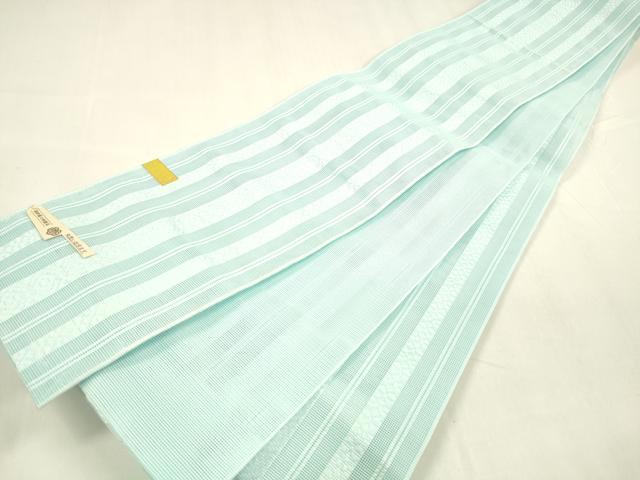 平和屋着物＊夏物　博多織　半幅帯　献上　瓶覗色　DABA0299cm