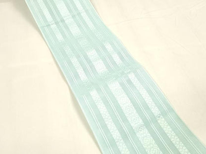 平和屋着物＊夏物　博多織　半幅帯　献上　瓶覗色　DABA0299cm