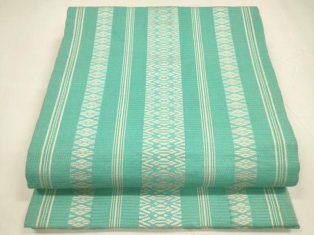 平和屋着物＊夏物 本場筑前博多織 九寸開き名古屋帯 紗献上 正絹 逸品 DABA0316cm
