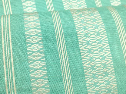 平和屋着物＊夏物 本場筑前博多織 九寸開き名古屋帯 紗献上 正絹 逸品 DABA0316cm