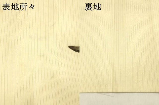 平和屋着物＊夏物 絽塩瀬 九寸名古屋帯 作家物 手描き 草花文 鎌 正絹 逸品 DABA0317cm