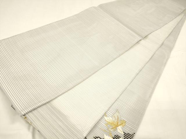 平和屋着物＊夏物 太鼓柄袋帯 蔦の葉文 金銀糸 やまと誂製 正絹 逸品 DABA0321cm