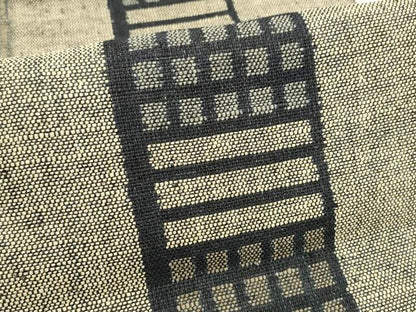 平和屋着物▽スリーシーズン 春夏秋 八寸名古屋帯 紬地 幾何学間道 正絹 逸品 DABA0341cm