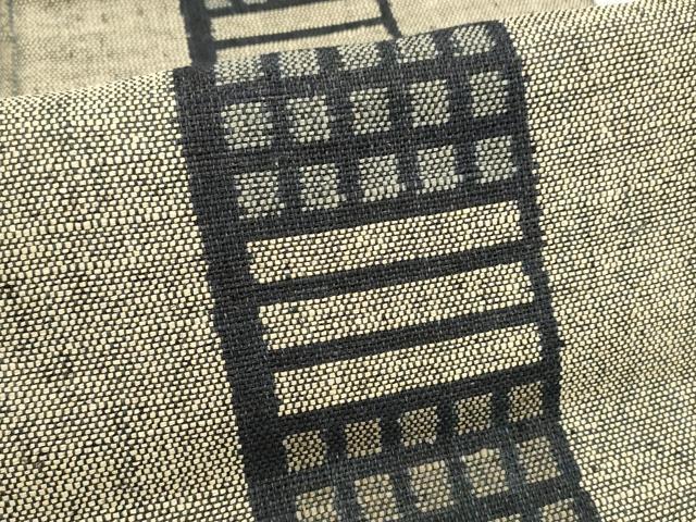 平和屋着物▽スリーシーズン 春夏秋 八寸名古屋帯 紬地 幾何学間道 正絹 逸品 DABA0341cm