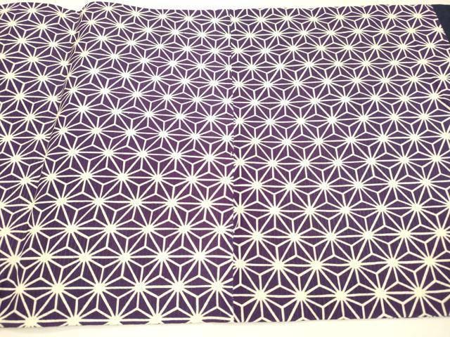 平和屋着物＊夏物　絽塩瀬　全通柄九寸名古屋帯　麻の葉文様　正絹　逸品　DABA0343cm