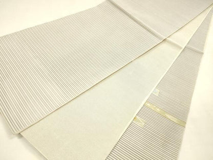平和屋着物＊夏物 絽綴れ 太鼓柄袋帯 横段抽象文 正絹 逸品 DABA0360cm