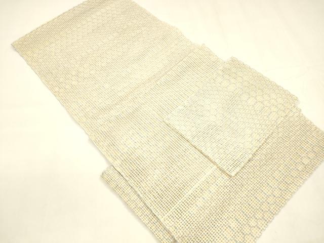 平和屋着物＊夏物　つけ帯　羅　抽象文様　正絹　逸品　DABA0365cm 平和屋着物＊夏物 つけ帯 羅 抽象文様 正絹 逸品 DABA0365cm